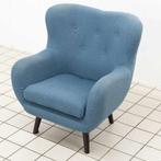 Lichtblauwe Wingback Fauteuil, Huis en Inrichting, Fauteuils, Ophalen of Verzenden, Nieuw