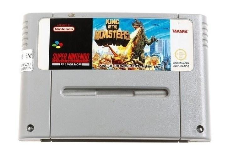 King of the Monsters (German) [Super Nintendo], Spelcomputers en Games, Games | Nintendo Super NES, Zo goed als nieuw, Ophalen of Verzenden