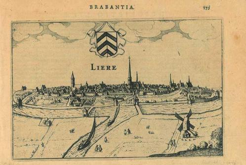 Zicht op Lier, Antiek en Kunst, Kunst | Etsen en Gravures