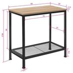 2dekans | tectake - Bijzettafel Filton industrial light -, Ophalen of Verzenden, Zo goed als nieuw