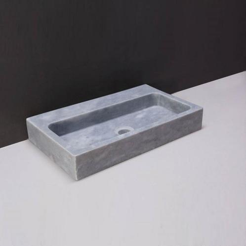 Wastafel Forzalaqua Taranto Cloudy Marmer Gezoet 50x30x8 cm, Doe-het-zelf en Verbouw, Sanitair, Overige typen, Nieuw, Ophalen of Verzenden