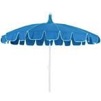 Parasol | Decoris | Ø 195 x 215 cm (Blauw, Rond), Verzenden, Nieuw
