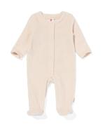HEMA Newborn boxpakje velours rib ecru, Verzenden, Nieuw