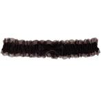 Kousenband zwart met zwarte strik NIEUW, Ophalen of Verzenden, Nieuw, Zwart