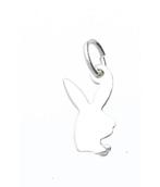 Zilveren Playboy klein kettinghanger, Verzenden, Nieuw