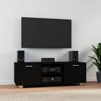 vidaXL Tv-meubel 120x40,5x35 cm bewerkt hout zwart, Huis en Inrichting, Kasten | Televisiemeubels, 100 tot 150 cm, Verzenden, Nieuw