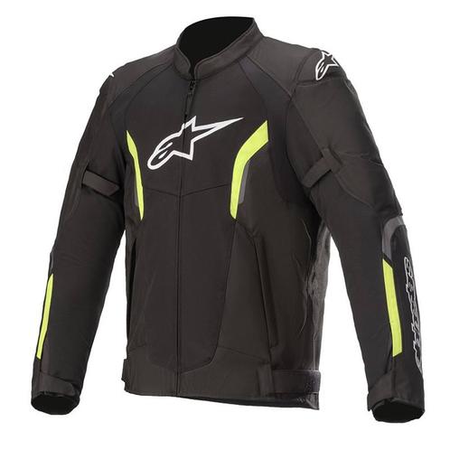 Alpinestars AST V2 Air Jas Zwart Geel Fluo, Motoren, Kleding | Motorkleding, Heren, Nieuw met kaartje, Jas | textiel, Verzenden