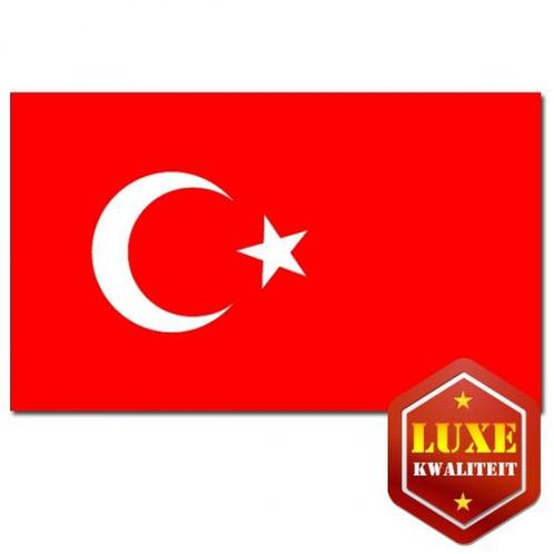 Turkse vlag goede kwaliteit - Turkije versiering, Hobby en Vrije tijd, Feestartikelen, Ophalen of Verzenden