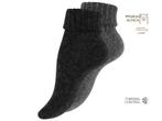 2 paar dames wollen sokken - met Alpacawol - Zwart/Antraciet, Kleding | Dames, Sokken en Kousen, Nieuw, Verzenden