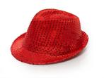 Glitter Hoed Rood, Verzenden, Nieuw