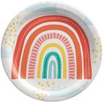 Borden Regenboog 23cm 8st, Verzenden, Nieuw