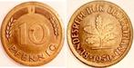 1950j Duitsland 10 Pfennig 1950 J zu groß 22,2 mm, sehr b.., Verzenden