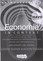 Economie in Context 1 Havo deel Antwoordenboek 9789042538993, Zo goed als nieuw
