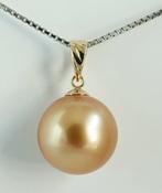 Hanger - 18 karaat Geel goud Parel - 24K verzadiging, 13,19