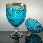 SECOLOVENTESIMO - Koekjesdoos - Turquoise Goud 02 Snoepdoos, Antiek en Kunst