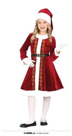 Klassiek Kerstvrouw Jurkje Kind, Kleding | Dames, Carnavalskleding en Feestkleding, Ophalen of Verzenden, Nieuw