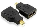 HDMI female - micro HDMI male adapter, Computers en Software, Pc- en Netwerkkabels, Verzenden, Nieuw
