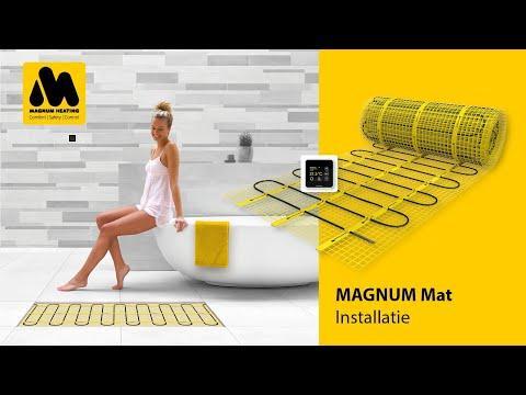 MAGNUM Mat 9m2 elektrische vloerverwarming 1350W, Doe-het-zelf en Verbouw, Verwarming en Radiatoren, Verzenden