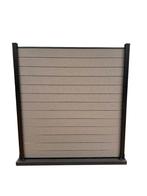 Modulair Schutting Composiet Licht Grijs 180x180 Cm (zonder, Nieuw