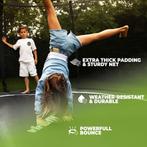 VirtuFit Premium Trampoline met Veiligheidsnet - Zwart - 366, Verzenden, Nieuw