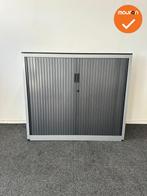 Roldeurkast basic - 105x120x47cm - Zilvergrijs met antraciet, Werkplek, Ophalen of Verzenden, Gebruikt, Kast