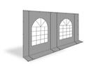 PVC zijwand boograam en ritsen 4m-220cm hoog-kies je kleur, Tuin en Terras, Partytenten, Verzenden, Nieuw