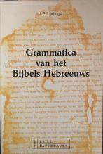 Grammatica Van Het Bijbels Hebreeuws   9E Druk 9789004095663, Boeken, Zo goed als nieuw, Verzenden