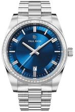 Paul Rich Legacy Silver Blue LEG05 horloge, Sieraden, Tassen en Uiterlijk, Horloges | Heren, Overige merken, Staal, Staal, Verzenden