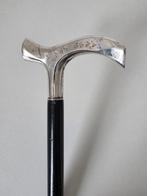Zilver 800, Gedetailleerde Wandelstok - Zilver, Hout,