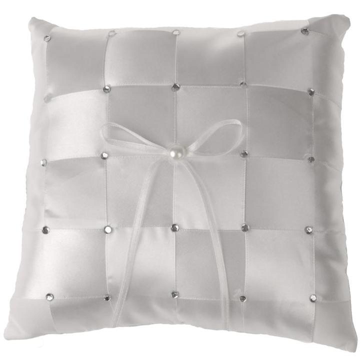 Ringkussen wit met strass steentjes NIEUW, Kleding | Dames, Trouwkleding en Trouwaccessoires, Wit, Nieuw, Ophalen of Verzenden