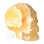Oranje Calciet schedel 438 gram, Verzenden, Nieuw