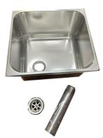 Inbouw spoelbak RVS 35x32.5 cm, Ophalen of Verzenden, Nieuw zonder verpakking