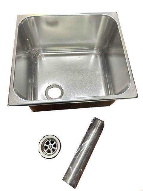Inbouw spoelbak RVS 35x32.5 cm, Zakelijke goederen, Horeca | Keukenapparatuur, Nieuw zonder verpakking, Ophalen of Verzenden