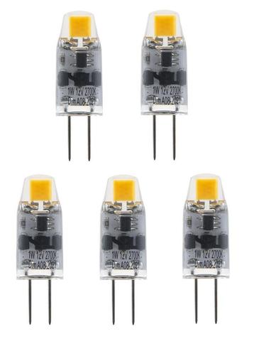 5 stuks SPL LED G4 1W 2700K 100lm 12V Ø1x3.1cm dimbaar beschikbaar voor biedingen