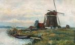 Nederlandse school (XX) - Molen in de polder