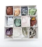 Edelsteen doosje met 12 stenen (cadeausetje), Ophalen of Verzenden, Nieuw