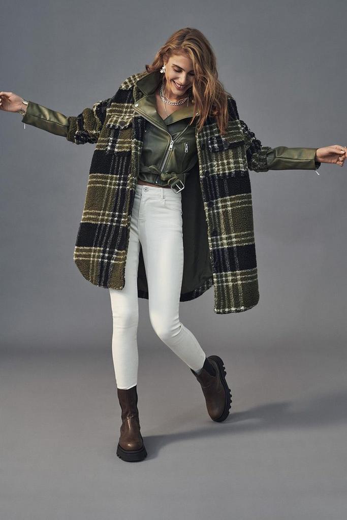 ONLY - Maat M - ONLNEWCAMILLA TEDDY SHACKET AOP CC OTW Dames, Kleding | Dames, Jassen | Winter, Verzenden