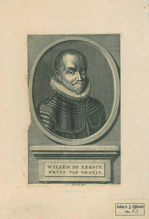 Portrait of William I, Prince of Orange, Antiek en Kunst, Kunst | Etsen en Gravures