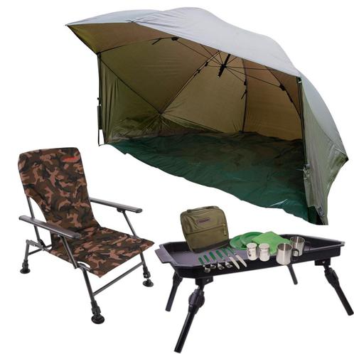 Ultimate Brolly & Comfort Chair Set, Watersport en Boten, Hengelsport | Algemeen, Nieuw, Verzenden