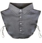 Grijs herenkraagje - los mannen  kraagje - losse kraagjes, Verzenden, Nieuw, Losse blouse kraagjes