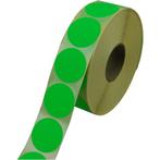Etiket, Reclame-etiket, Papier, 35mm, fluor/Groen 2000 st, Verzenden