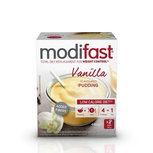 Modifast Intensive Pudding Vanille 8 x 55 gr, Diversen, Verpleegmiddelen, Nieuw, Verzenden