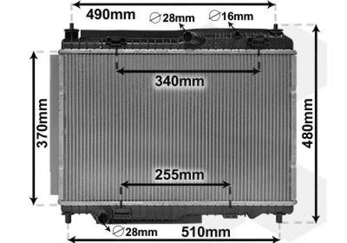 RADIATOR VOOR FORD ECOSPORT 2013-2017 1768105, Auto-onderdelen, Airco en Verwarming, Nieuw, Ophalen of Verzenden