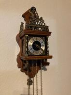 Wandklok - hout messing - 1970-1980 - Antieke zaanse, Antiek en Kunst, Antiek | Klokken