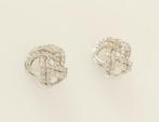 Oorstekers - 14 karaat Witgoud - 1.26ct. tw. Diamant