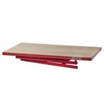 Inklapbare werkbank 120 cm met houten werkblad - rood, Doe-het-zelf en Verbouw, Werkbanken, Nieuw, Ophalen of Verzenden