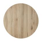 Houten salontafel - 4cm dik eiken - Rond, Huis en Inrichting, Tafels | Salontafels, Verzenden, Nieuw