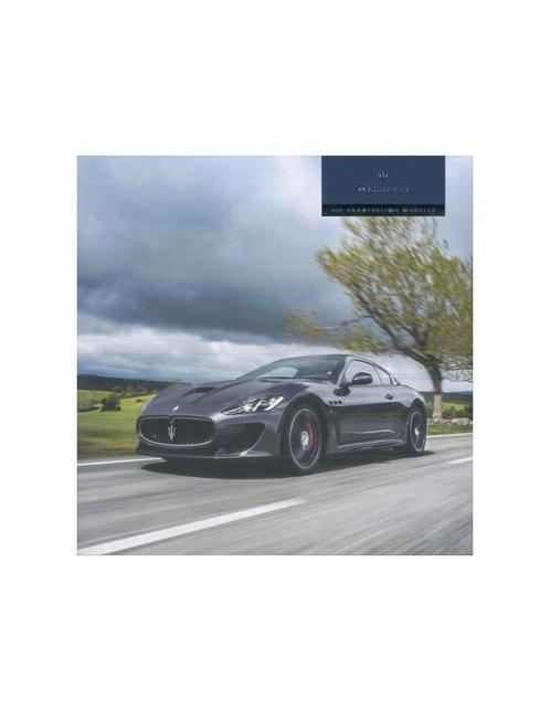 2015 MASERATI GRANTURISMO BROCHURE DUITS, Boeken, Auto's | Folders en Tijdschriften