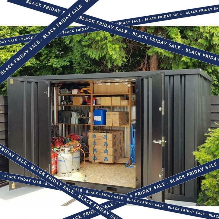 Tuinhuis / schuur/ demontabele zelfbouwcontainer / op=op, Tuin en Terras, Tuinhuizen, Minder dan 200 cm, Zonder ramen, 250 tot 500 cm