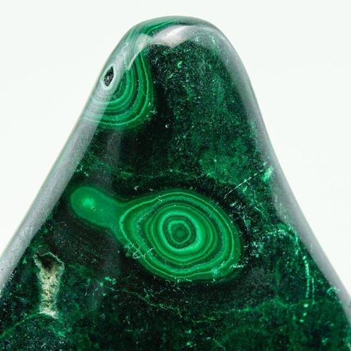 Gratis verzending! Gepoetste malachiet met chrysocolla, Verzamelen, Mineralen en Fossielen